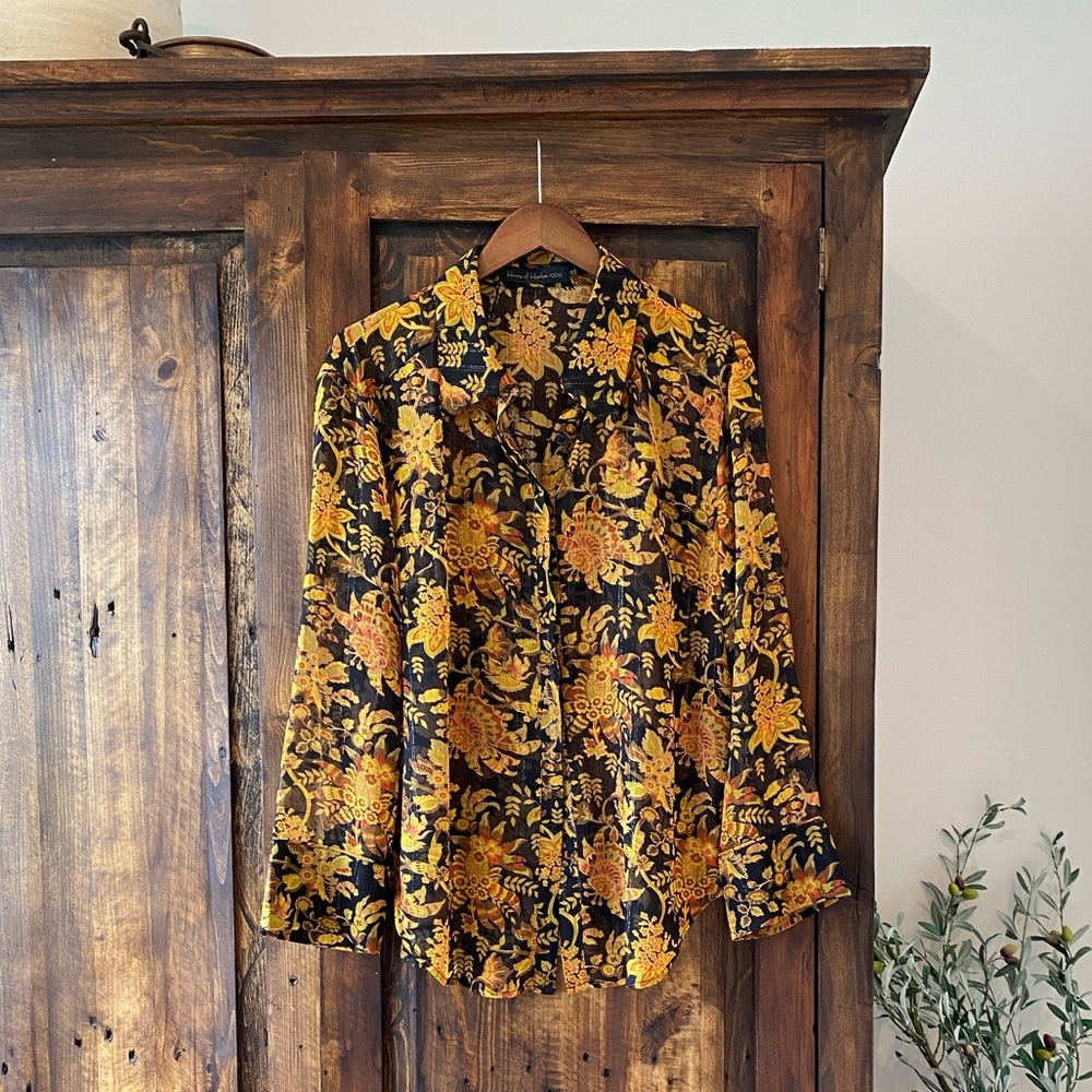 House of Harlow 1960 Bari LS Button Down